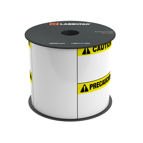 LabelTac 4 and Pro Model Die-Cut Caution/Precaución Bilingual Supply